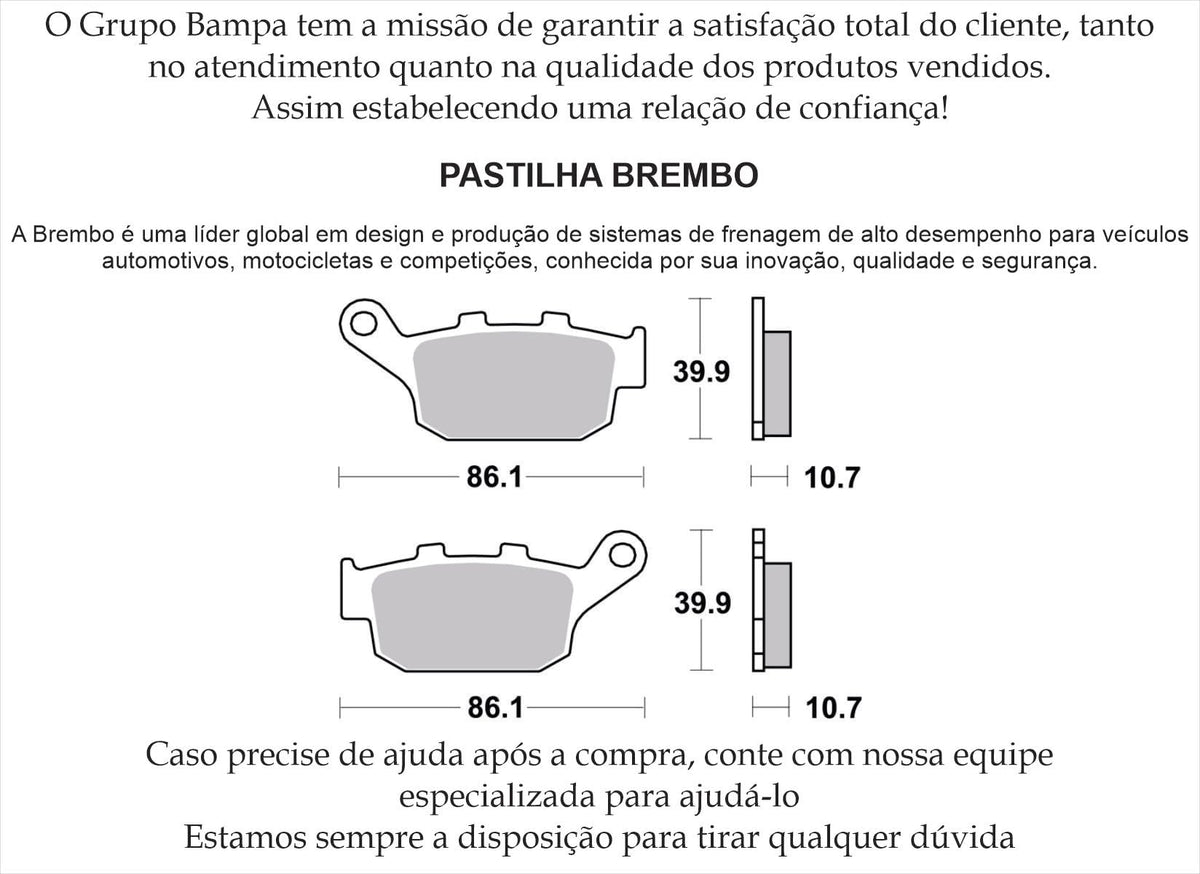 BREMBO 07HO27SP Brembo 07HO27SP Disc Brake Pad Set for Buell Blast 2001-2009, Lightning CityX XB9SX 2005-2010, M2 Cyclone 1998-2002