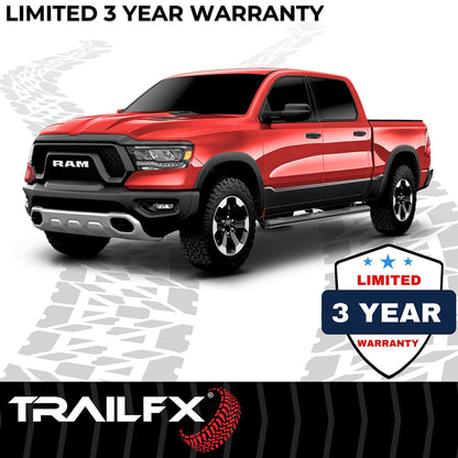 TRAILFX 2940413053 TrailFX 2940413053 Black 4" Oval Tube Side Step