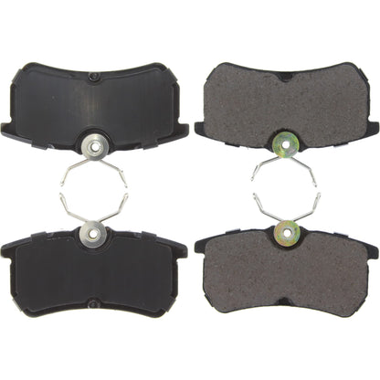 CENTRIC PARTS 105.08860 Centric 105.08860 Posi Quiet Premium Ceramic Disc Brake Pad Set For 2019-2014 Ford Fiesta, 2007-2000 Ford Focus
