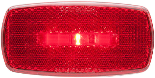 OPTRONICS MCL0032RBB Optronics MCL0032RBB ONE LED MARK LIGHT;OVAL;BLK BSE;RED