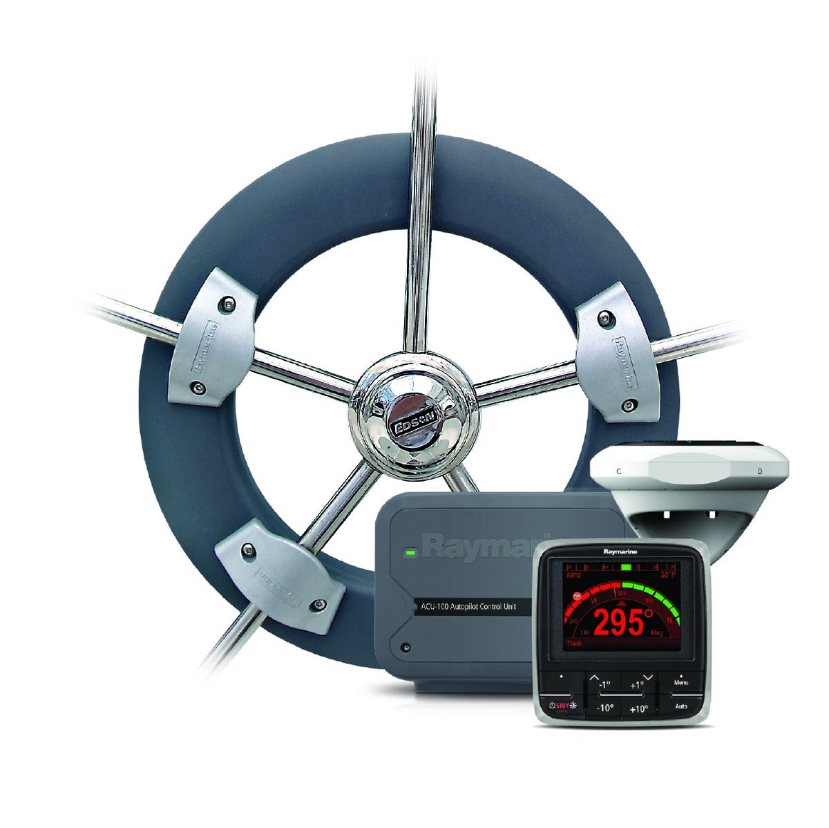 RAYMARINE T70152 Raymarine EV-100 p70 Wheel Pilot Pack, Gray, Large (T70152)