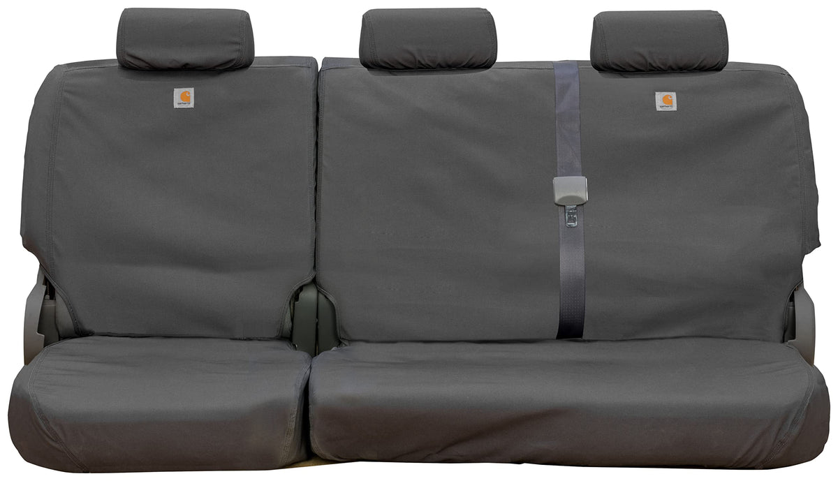 COVERCRAFT SSC8397CAGY Covercraft Carhartt SeatSaver Second Row Custom Fit Seat Cover for Select Ram Models - Duck Weave (Gravel)