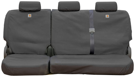 COVERCRAFT SSC8397CAGY Covercraft Carhartt SeatSaver Second Row Custom Fit Seat Cover for Select Ram Models - Duck Weave (Gravel)