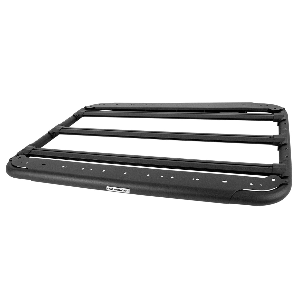 GO RHINO 5935035T Go Rhino SRM 500 Flat Platform Roof Rack & Clamps | Aluminum, Textured Black, L: 35" x W: 40" | 5935035T | Mounts to Most Cross Bars
