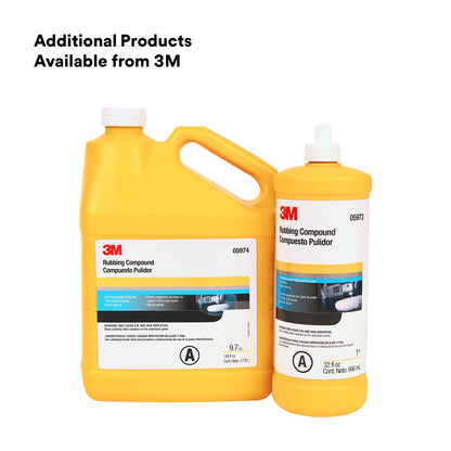 3M 05973 3M Rubbing Compound, 05973, Liquid Formula,1 qt (32 fl oz/946 mL)