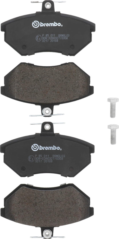 BREMBO P85011 Brembo P85011 Low-Met Front Disc Brake Pad Set CHERY/GEELY/SEAT/VW/VW (FAW) OE# 8D0698151
