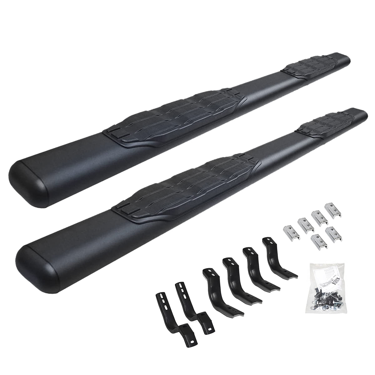GO RHINO 10580PS Go Rhino 5" Oval 1000 Series Sidesteps | 80", Stainless Steel, Polished | 10580PS