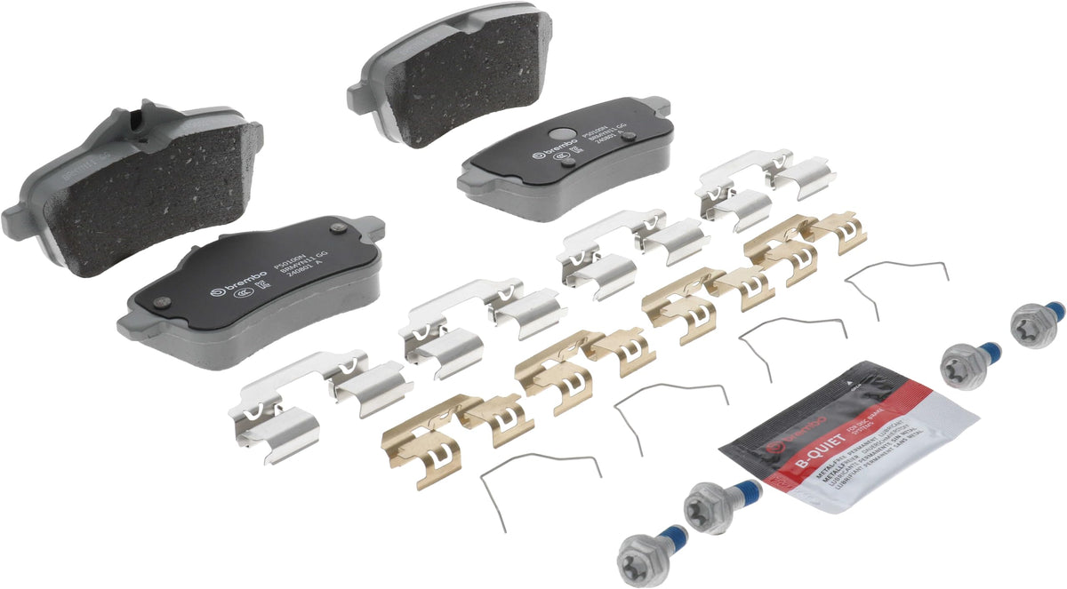 BREMBO P50100N Brembo P50100N Premium Ceramic Rear Disc Brake Pad Set MERCEDES-BENZ OE# A0074208220