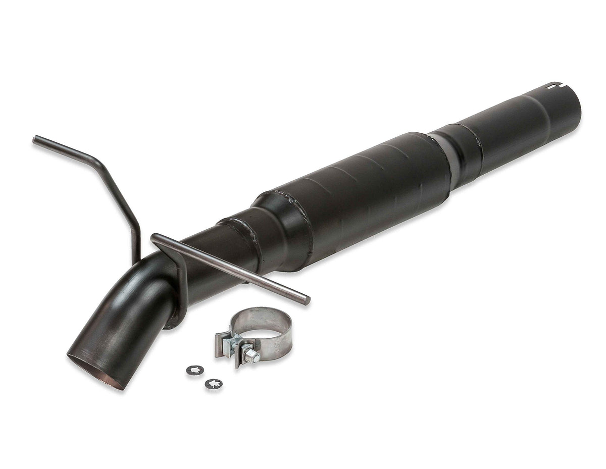 FLOWMASTER 817916 Flowmaster 817916 Outlaw Extreme Cat-Back Exhaust Kit 3 Inch 409 Stainless Steel Black Single Dump Style Turndown Compatible with 2014-2019 Classic Body Chevy Silverado GMC Sierra 1500 4.3L 5.3L