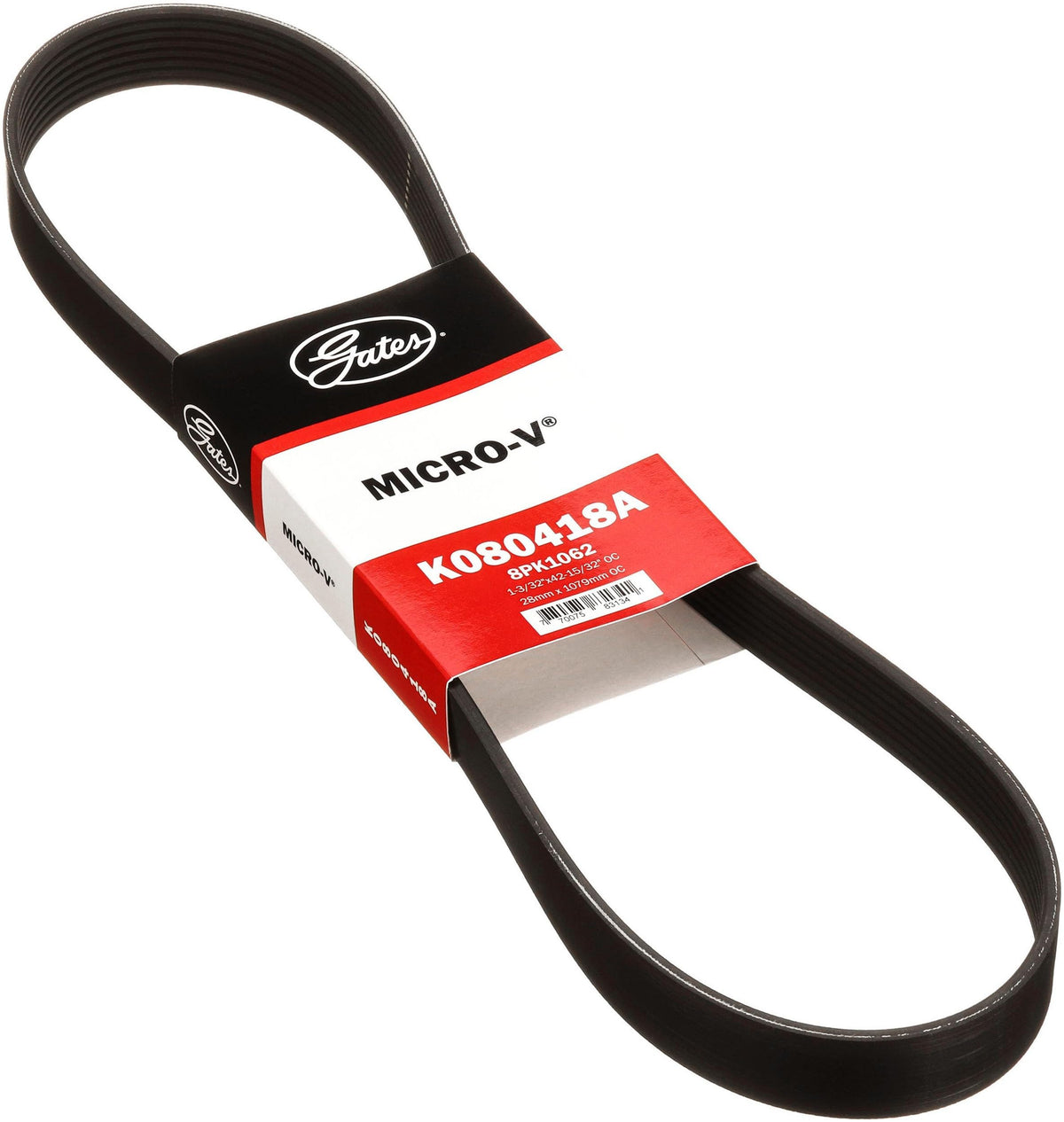 Gates K080418A SERPENTINE DRIVE BELT