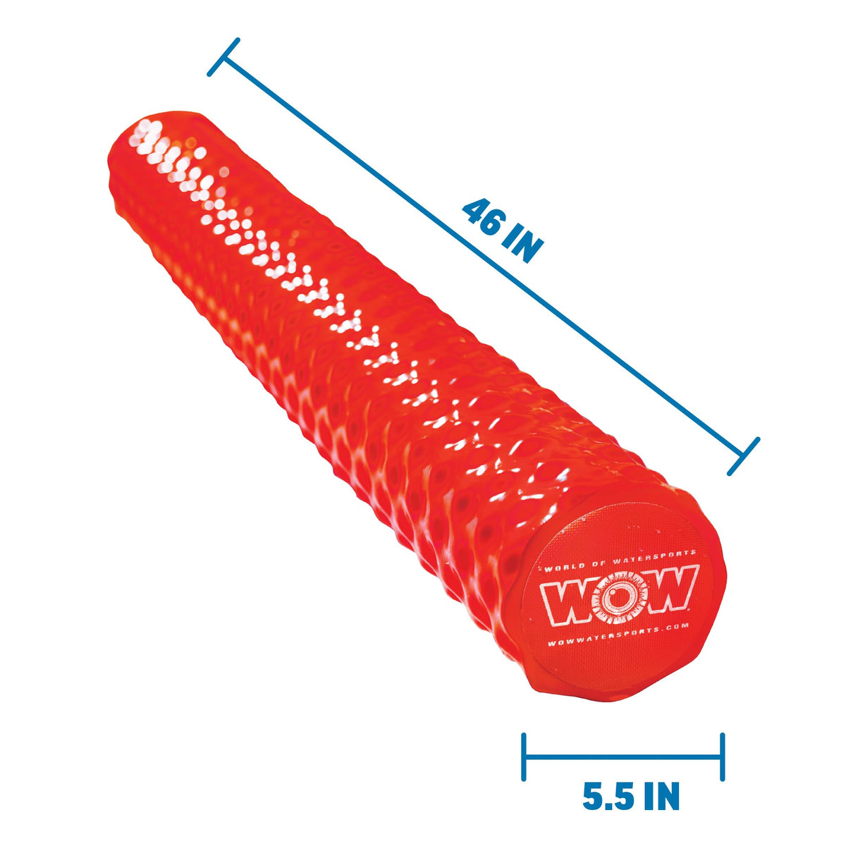 WOW SPORTS 17-2064R WOW Sports Vinyl-Coated Foam Pool Noodle - Red - 46 in
