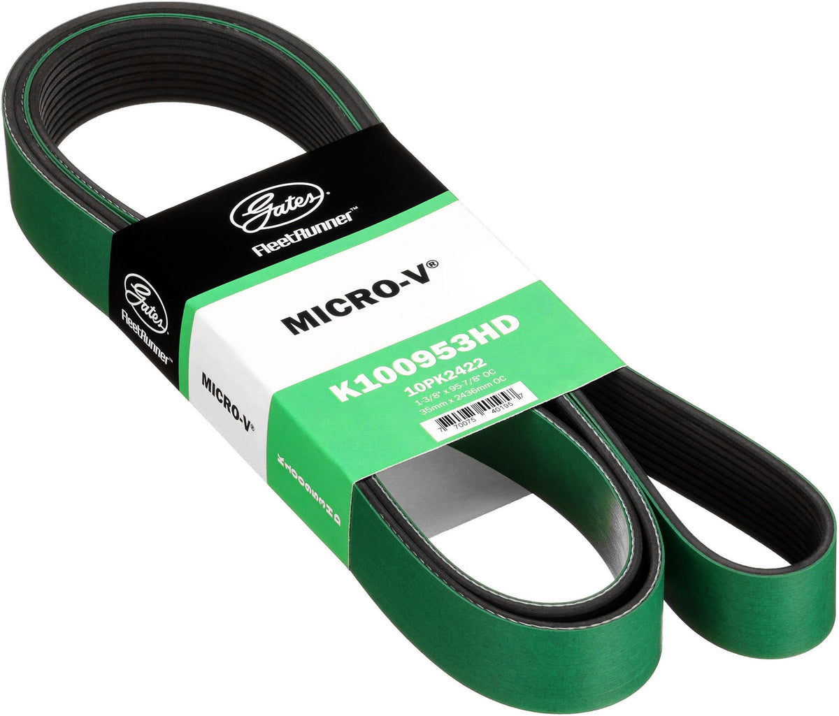 Gates K100953HD FleetRunner Micro-V Serpentine Drive Belt