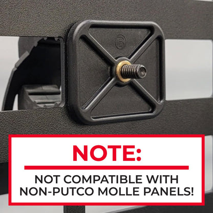 PUTCO 185720 Putco 185720 2020-2022 Small TEC - Molle Mounting Plate for Jeep Gladiator - 18" w x 17.5" h (Fits 184500)
