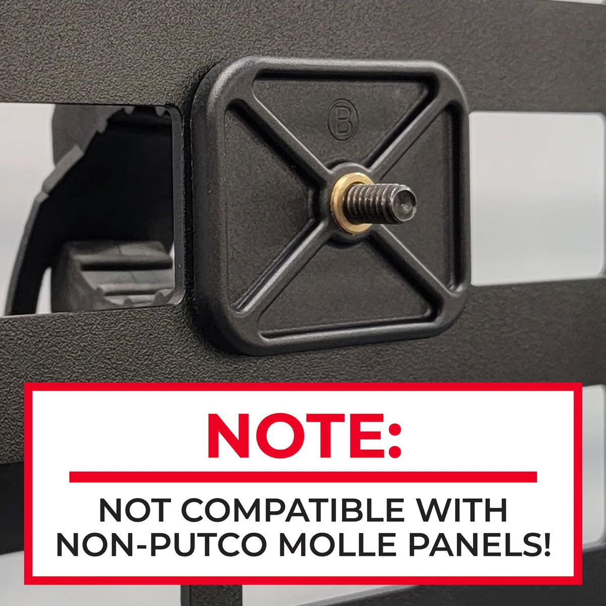 PUTCO 195903 Putco Molle Mount Plates, 4 Piece Set