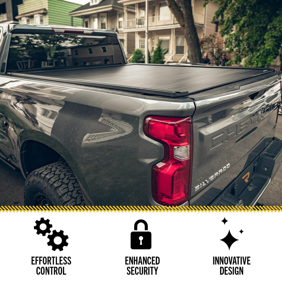 Retrax EQ0481 RealTruck Retrax EQ Retractable Truck Bed Tonneau Cover – EQ0481 – Fits 2019-2022 Chevy/GMC Silverado/Sierra 1500 5' 8" Bed (67.5")