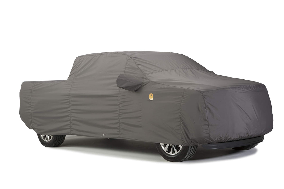 COVERCRAFT SSC8483CAGY Covercraft Carhartt SeatSaver Custom Seat Covers | SSC8483CAGY | 2nd Row 40/60 Bench Seat | for 2019-2022 Ram 1500 Crew Cab (Excludes Classic) | Gravel