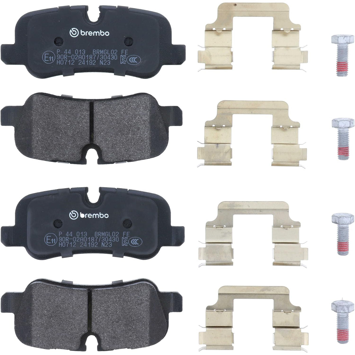 BREMBO P44013 Brembo P44013 Low-Met Rear Disc Brake Pad Set LAND ROVER OE# LR021316