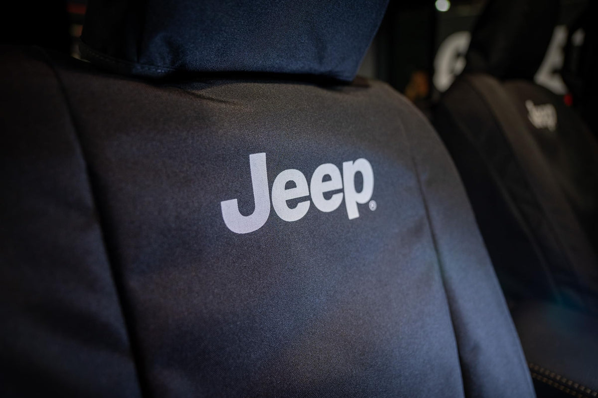 COVERCRAFT SSJ7455FJ11WFBK Covercraft Endura Jeep Logo SEATSAVER Custom S - SSJ7455FJ11WFBK