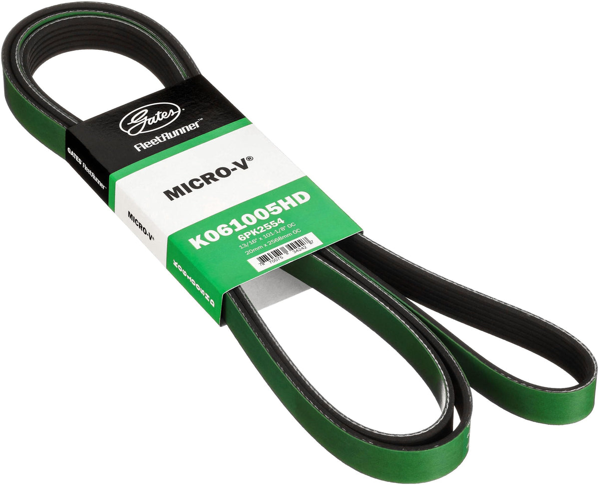 Gates K061005HD FleetRunner Micro-V Serpentine Drive Belt