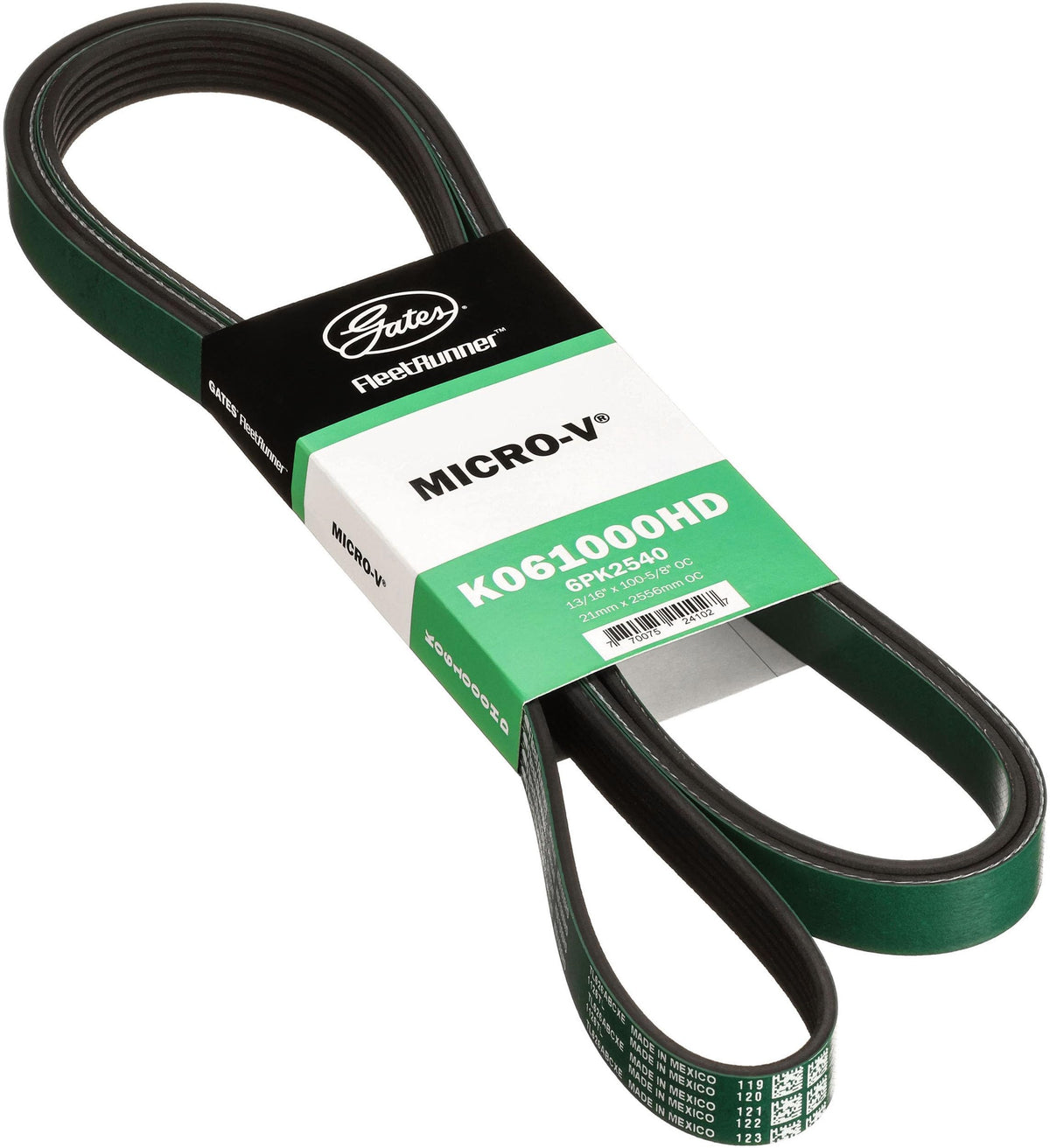 Gates K061000HD V-RIBBED BELT (HEAVY DUTY