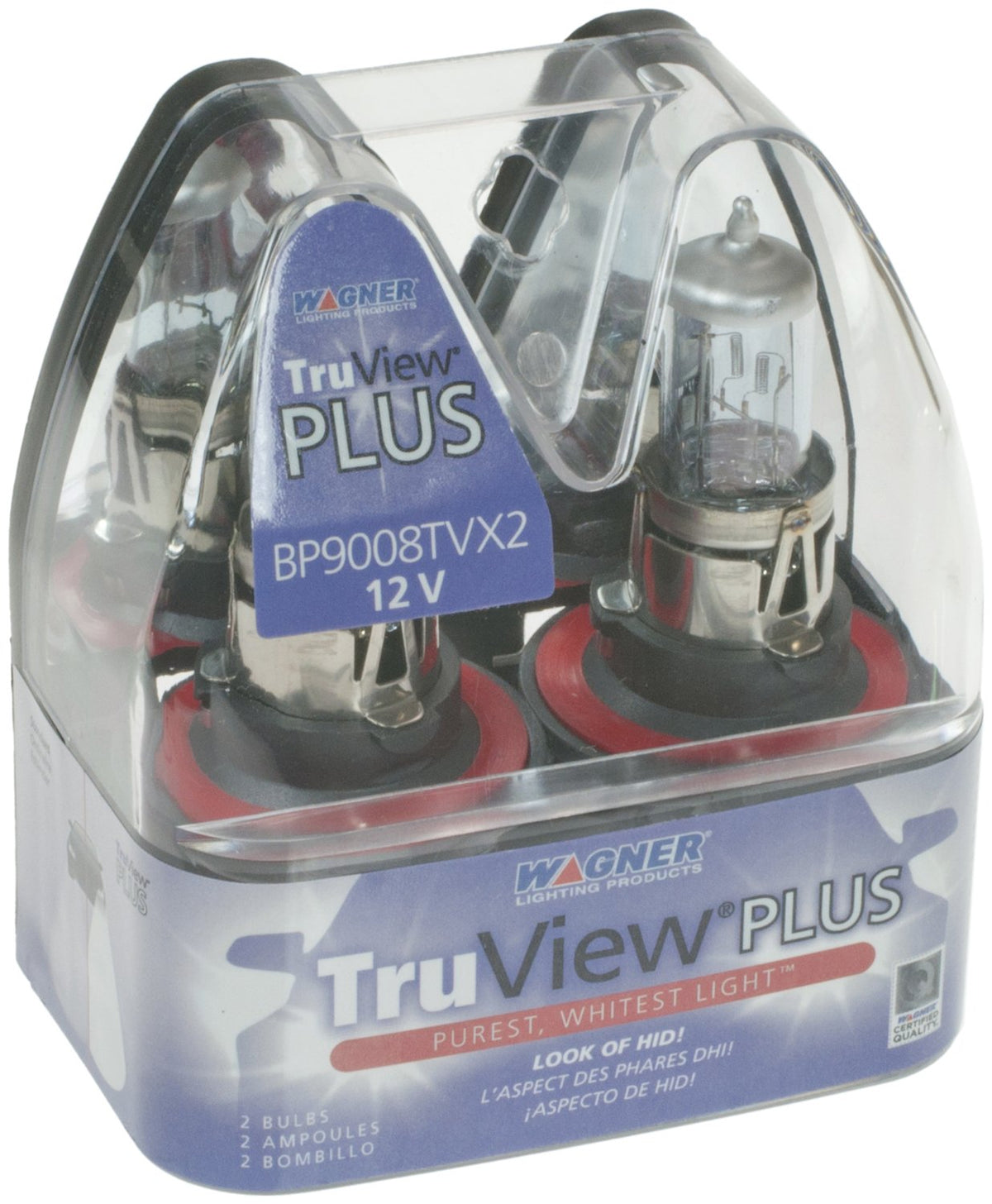 WAGNER BP9008TVX2 Wagner TruView PLUS BP9008TVX2 Multi-Purpose Light Bulb Card of 2
