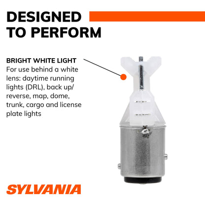 SYLVANIA 31064 SYLVANIA 1157 LED White Automotive Mini Bulb, 2 Bulbs