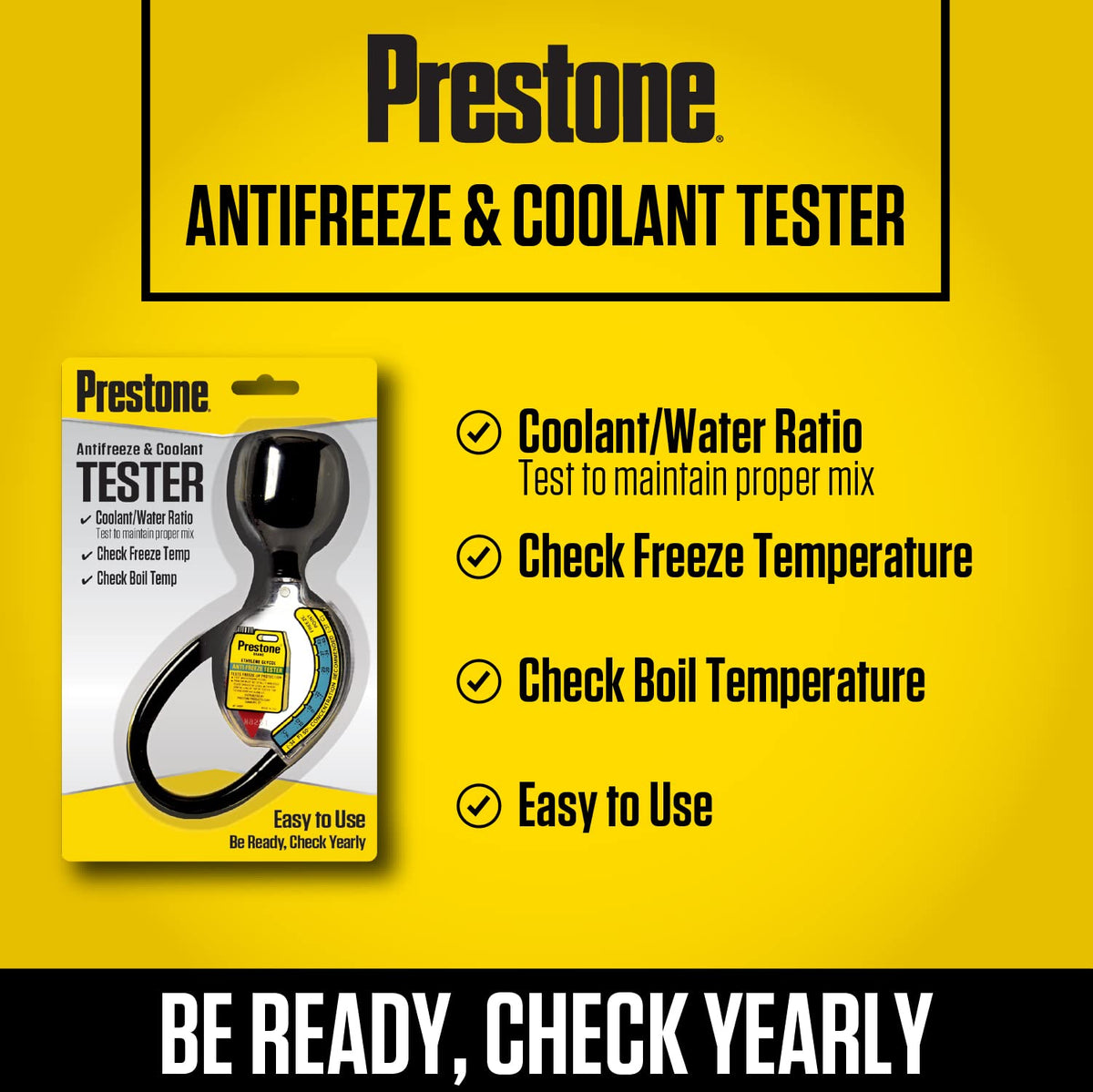 PRESTONE AF1420-6 Prestone AF-1420 Antifreeze / Coolant Tester, Multi