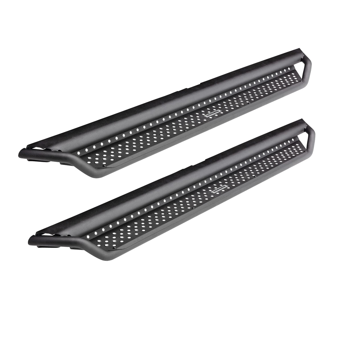 GO RHINO D14927T Go Rhino Dominator Xtreme D1 Sidestep & Brackets | Mild Steel, Textured Black | D14927T | Fits 2018-2024 Jeep Wrangler JL, 2-Door