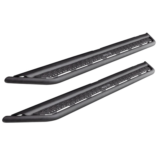 GO RHINO D64235T Go Rhino Dominator Xtreme D6 SideSteps Sidestep & Brackets | Mild Steel, Textured Black | D64235T | Fits 2015-2024 Chevrolet Colorado & GMC Canyon Crew Cab Pickup
