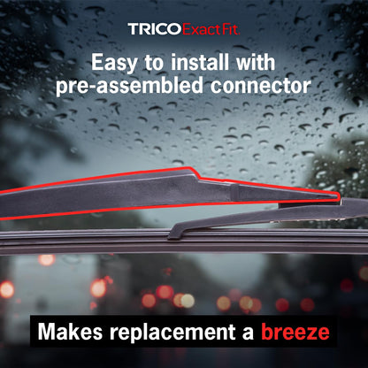 TRICO 14-A TRICO Exact Fit 14 Inch Rear Wiper Blade Fits Select Chrysler, Dodge, Hyundai, Jeep, Kia, Lexus, Mazda, Mitsubishi, Scion, And Toyota Model Years, Part Number 14-A