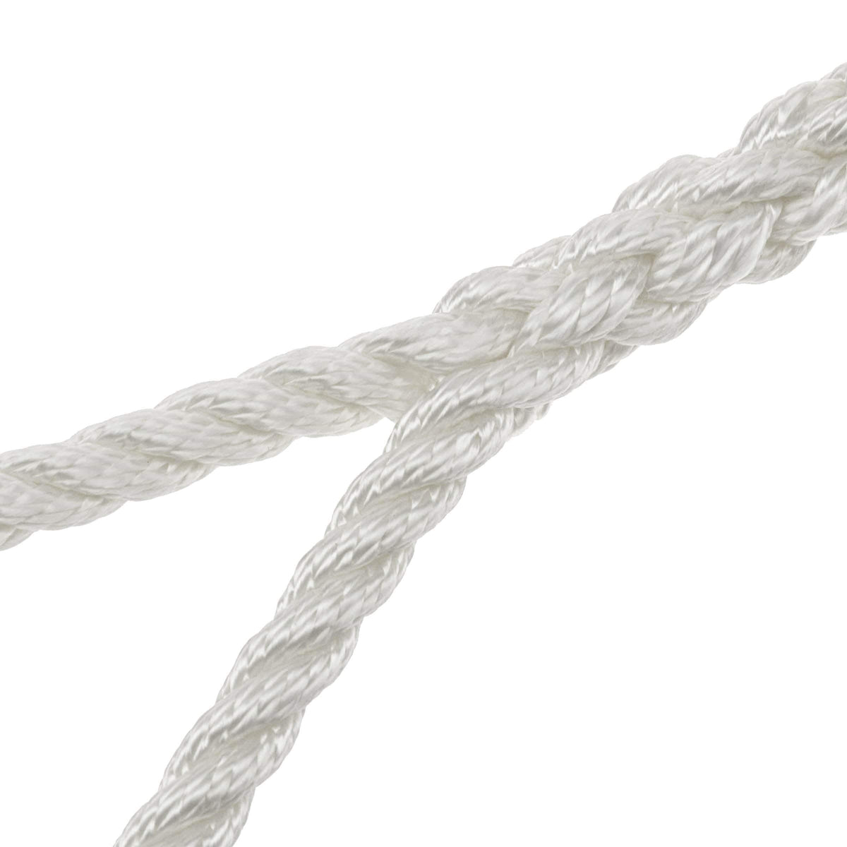 T-H Marine BE-CO-52836-DP T-H Marine 3-Strand Twisted Dock Line – 1/2 in x 25 ft Nylon Mooring Rope with Hand-Spliced 12 in Loop – Durable UV Resistant Marine Dock Line for Secure Boat Tie-Off