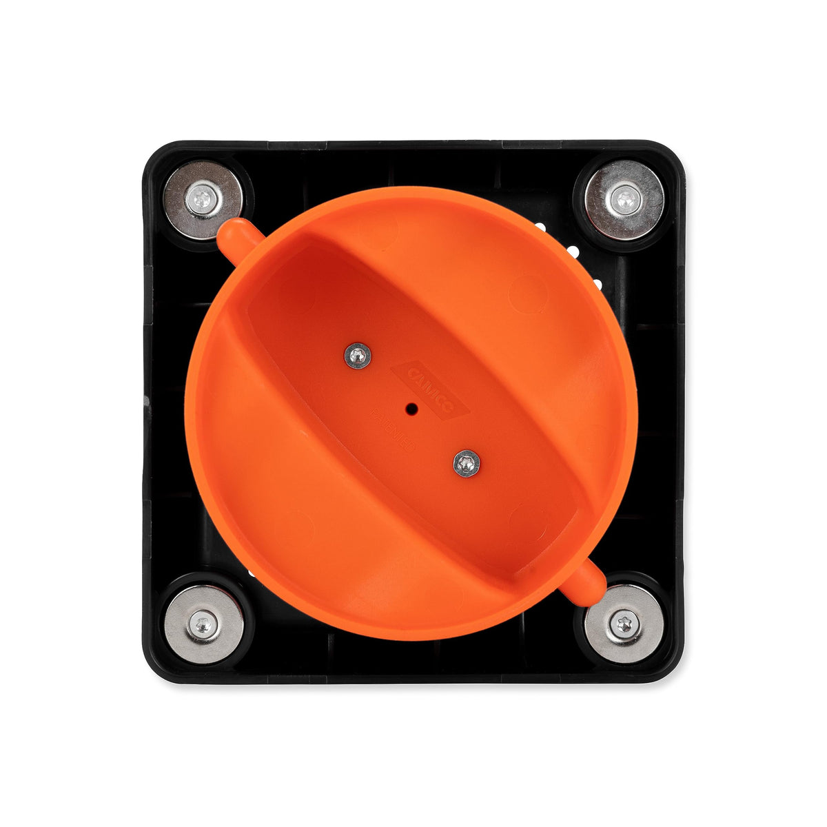 CAMCO 40311 Camco Magnetic Camper/RV Bumper Cap with Lug Fitting End – Features Small Holes to Increase Airflow and Block Insects & High-Strength Neodymium Magnets – Fits 4" Standard RV Square Bumpers (40311)