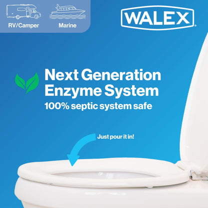 WALEX BIOFRAF1G Walex Bio-Fresh Liquid RV Black Tank Treatment - Alpine Fresh, 1-Gal