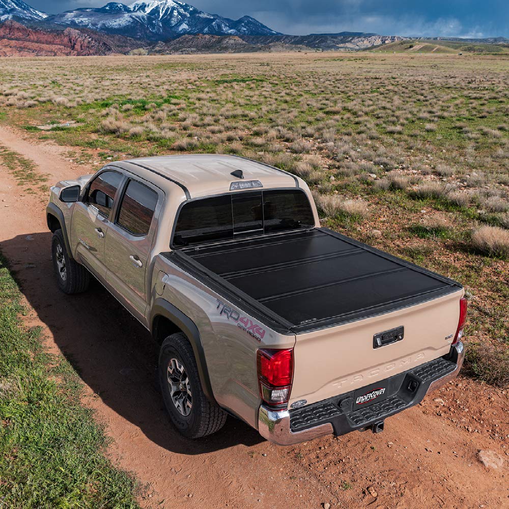 UNDERCOVER UX32012 RealTruck Undercover Ultra Flex Hard Folding Truck Bed Tonneau Cover – UX32012 – Fits 2019-2025 Dodge Ram 1500 w/Multi-Function Tailgate (w/o RamBox) 5' 7" Bed (67.4")