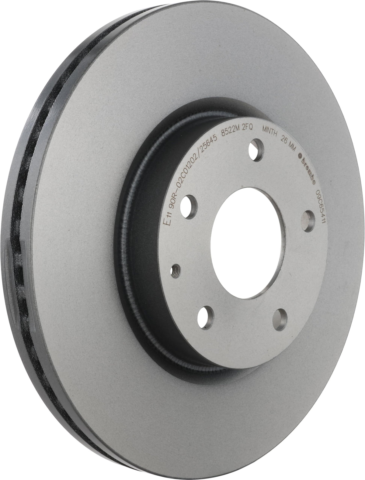 BREMBO 09C65411C02 Brembo 09.C654.11 UV Coated vented Front Brake Rotor MAZDA/MAZDA (CHANGAN)/MAZDA (FAW) OE# GHR133251