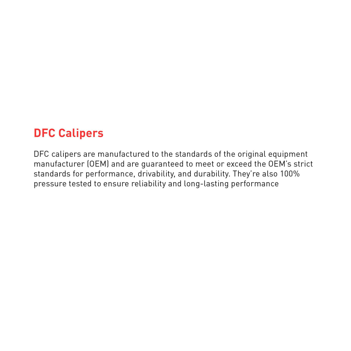 Dynamic Friction 331-01005 DFC Front Brake Caliper