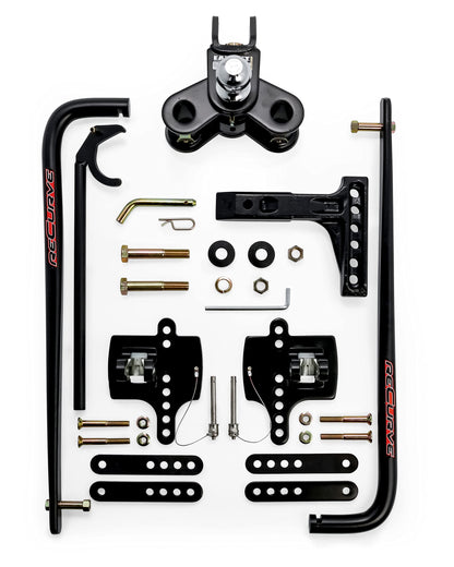 CAMCO 48770 Camco Eaz-Lift ReCurve R3 400lb Camper/RV Weight Distribution Hitch - Features Adjustable Sway Control & Includes 2" Hitch Ball w/6,000lb Max Rating - 600lb Max Tongue Weight Rating (48770)