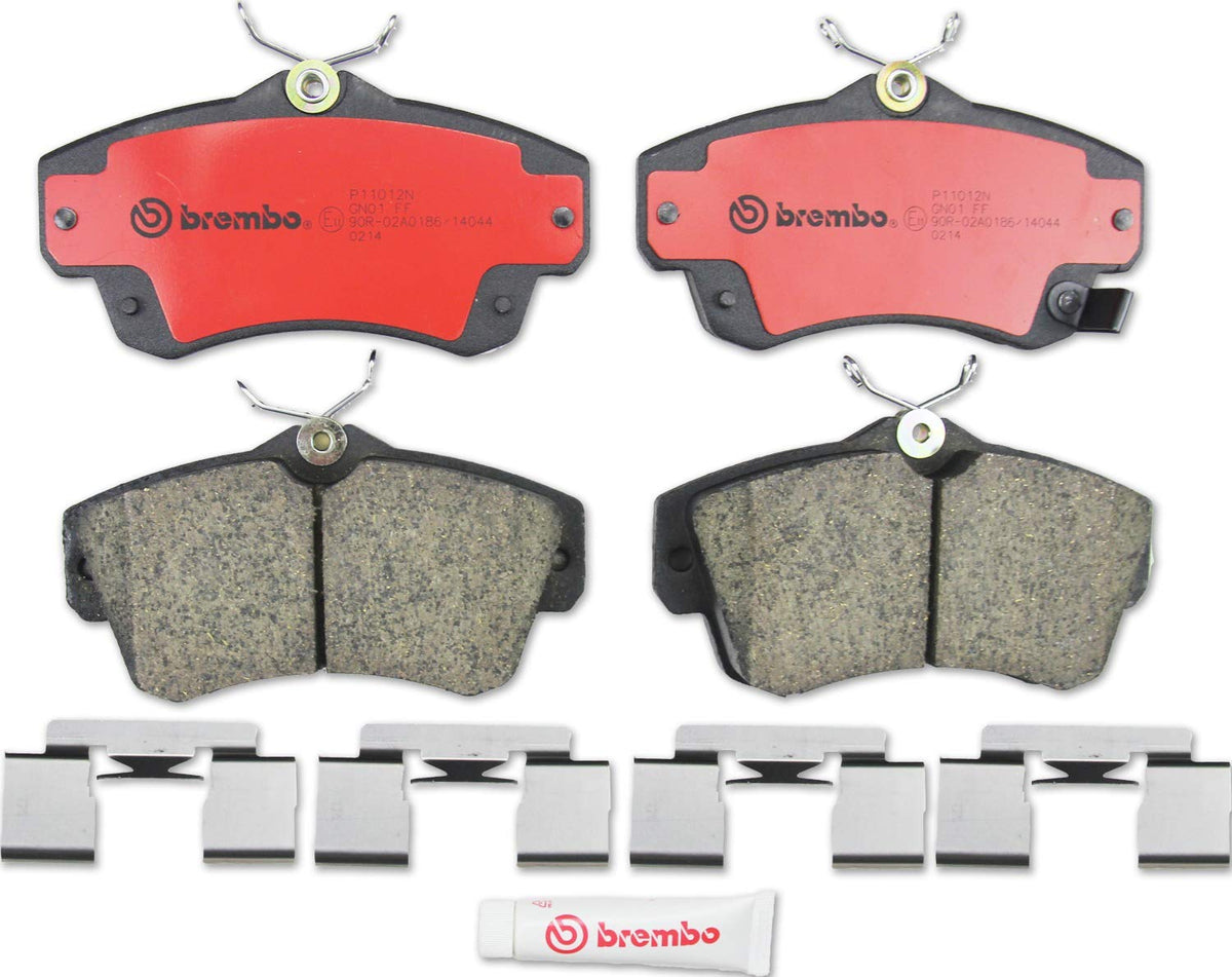BREMBO P11012N Brembo P11012N Premium Ceramic Front Disc Brake Pad Set CHRYSLER OE# K05083853AB