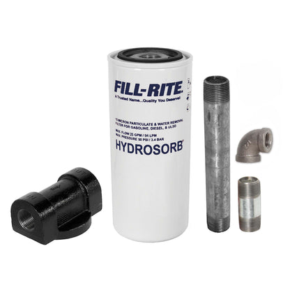 FILL RITE 1210KTF7019 Fill-Rite 1210KTF7019 3/4" 18 GPM (68 LPM) 10 Micron Hydrosorb Fuel Filter with Filter Head Kit