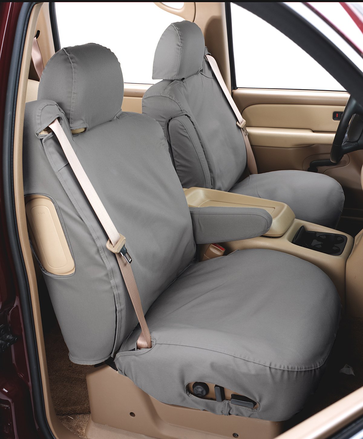 COVERCRAFT SS8438PCGY Covercraft SeatSaver Second Row Polycotton Grey Grey SS8438PCGY
