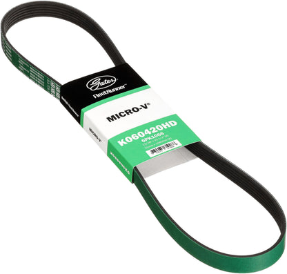 Gates K060420HD Genuine Automotive V-Ribbed Belt (Heavy Duty
