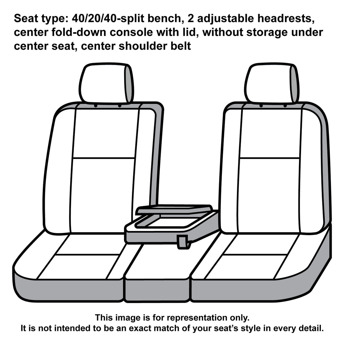 Covercraft SSC3492COBK Covercraft Carhartt Super Dux SeatSaver Custom Seat Covers – SSC3492COBK – 1st Row 40/20/40 Bench Seat – Compatible with Select Chevrolet Silverado/GMC Sierra 1500/2500/3500 Models – Black