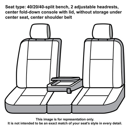 Covercraft SSC3492COBK Covercraft Carhartt Super Dux SeatSaver Custom Seat Covers – SSC3492COBK – 1st Row 40/20/40 Bench Seat – Compatible with Select Chevrolet Silverado/GMC Sierra 1500/2500/3500 Models – Black