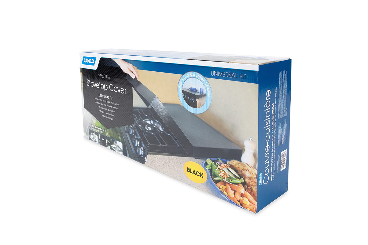 CAMCO 43554 Camco Camper/RV Stove Top Cover - Fits Most 3 or 4 Burner RV/Boat Stoves