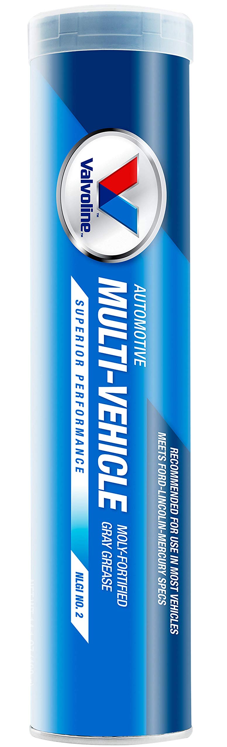 VALVOLINE VV633 Valvoline Multi-Vehicle Moly-Fortified Gray Grease 14.1 OZ Cartridge