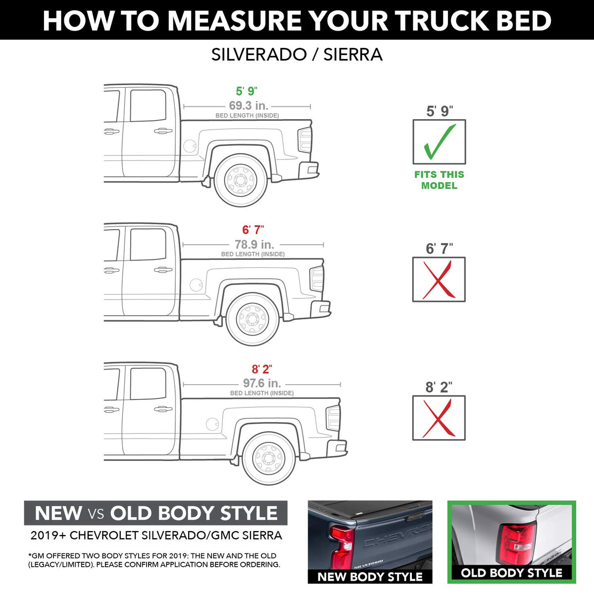 ROLL N LOCK 220A-XT RealTruck Roll-N-Lock A-Series XT Retractable Truck Bed Tonneau Cover | 220A-XT | Fits 2014 - 2018, 2019 Ltd/Lgcy Chevy/GMC Silverado/Sierra 5' 9" Bed (69.3")
