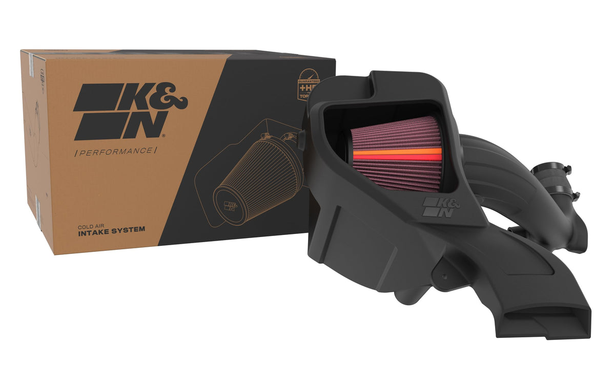 K&N FILTER 50-2629 K&N NextGen Cold Air Intake System: High-Flow Cotton Filter: Compatible with 2024 FORD: Ranger, 50-2629