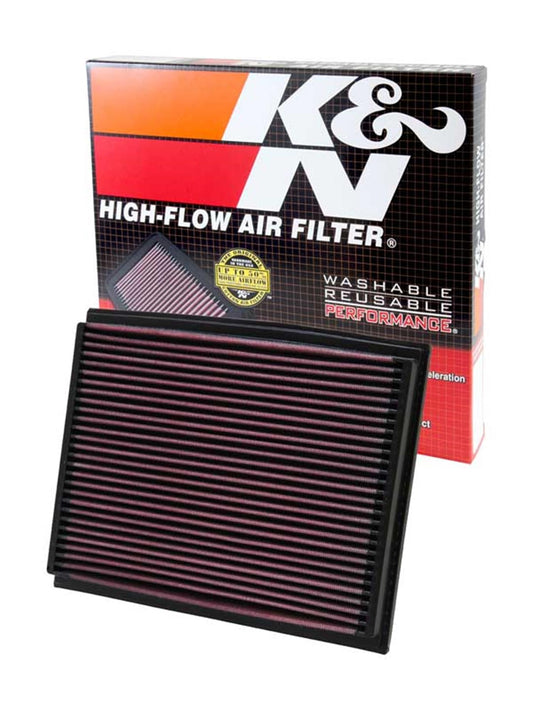 K&N FILTER 33-2209 K&N Engine Air Filter: Increase Power & Acceleration, Washable, Replacement Car Air Filter: Compatible with 2000-2013 Audi/Seat (A4 Cabriolet, S4, RS4, A4 Quattro Cariolet, Quattro, Exeo), 33-2209