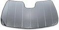 Covercraft UVS100 Premier Series Custom Sunscreen for 2019-2024 Ram 1500 w/Large 10 Inch Wide Sensor Attached to Rearview Mirror, Galaxy Silver