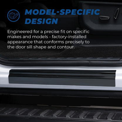 PUTCO 95151BP Putco Black Platinum Door Sill Plates Kit - Fits Ford Maverick 2022-2027 SuperCrew